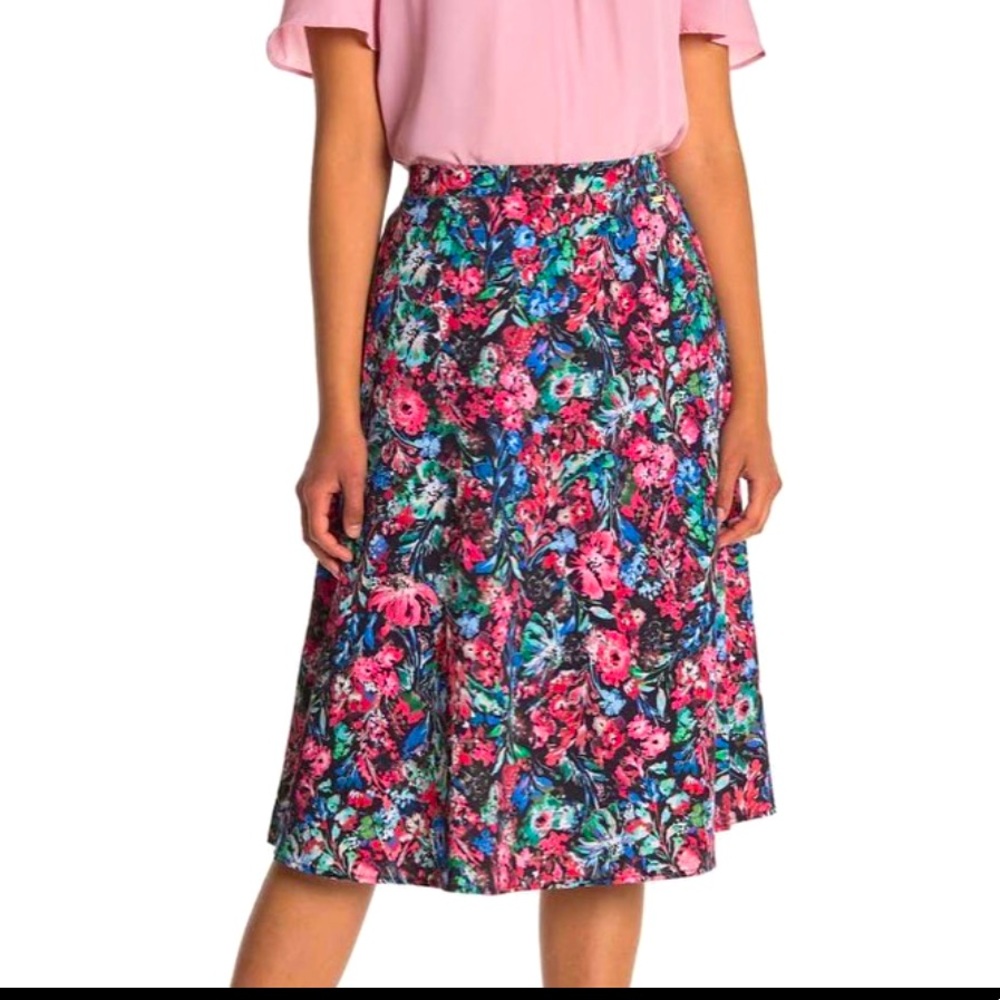 Floral Midi skirt